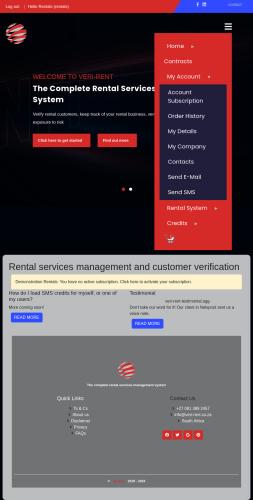 Screen Shot - Account Menu